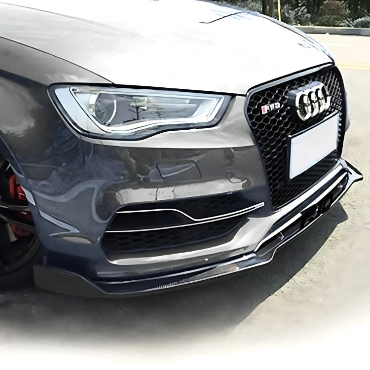 Lame Pare-Choc Avant Audi A3 S3 8V Noir Carbone