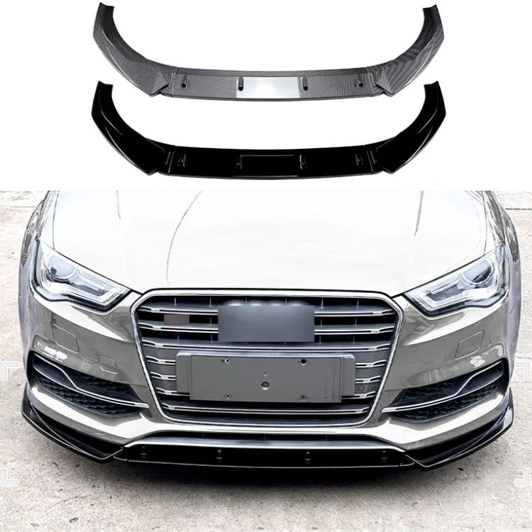 Lame Pare-Choc Avant Audi A3 S3 8V Noir Carbone
