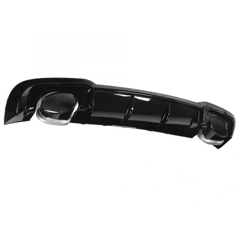 Diffuseur Arriere Style RS3 8V Embouts Carbone Chrome