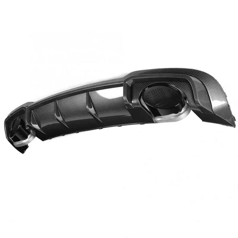 Diffuseur Arriere Style RS3 8V Embouts Carbone Chrome