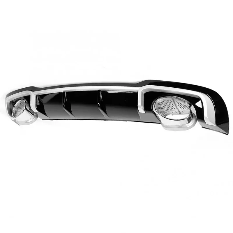 Diffuseur Arriere Style RS3 8V Embouts Carbone Chrome