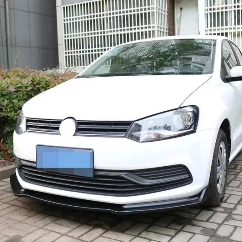 Lame Avant Pare-Choc VW Polo 6R 6C 2011-2020 Noir Carbone