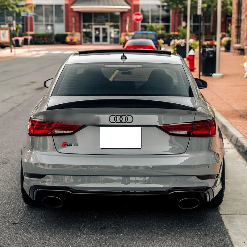 Spoiler A3 S3 RS3 8V Berline Véritable Carbone