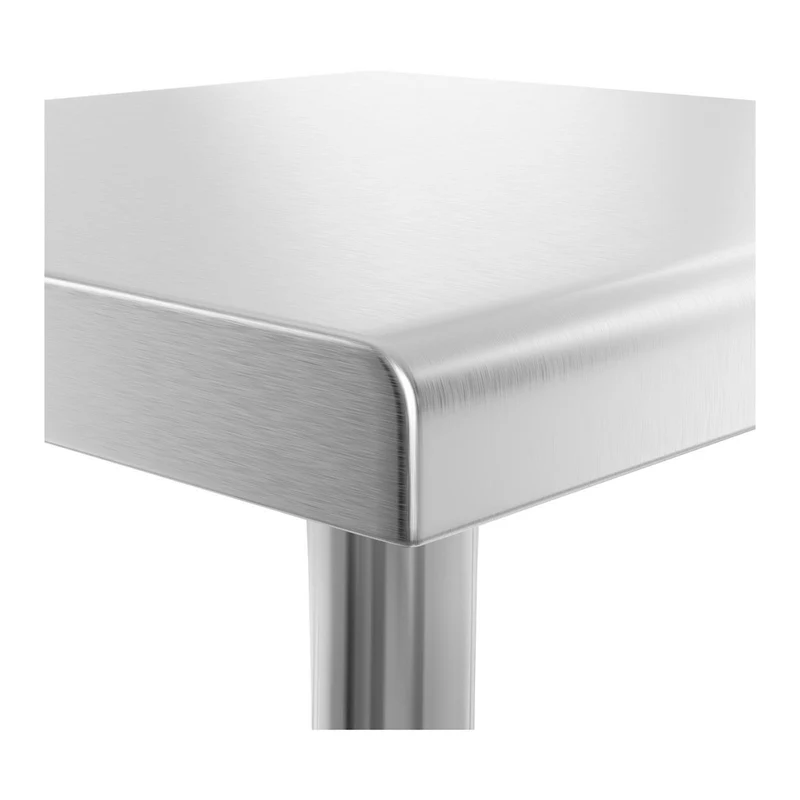 Table de travail cuisine professionnelle acier inox 60 x 60 cm capacité de charge de 150 kg 14_0003662