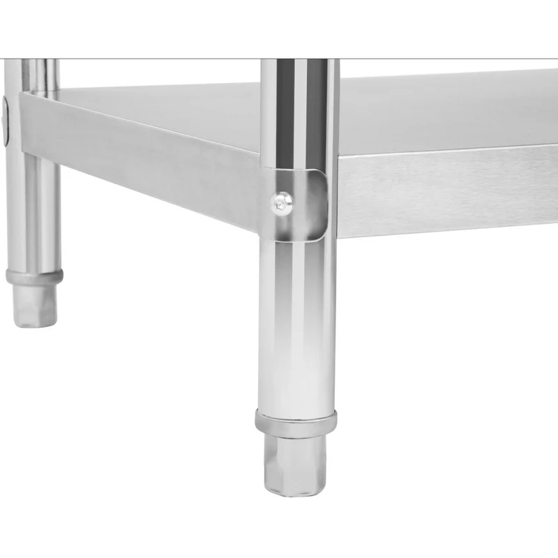 Table de travail cuisine professionnelle acier inoxydable 200 x 60 cm 14_0003644