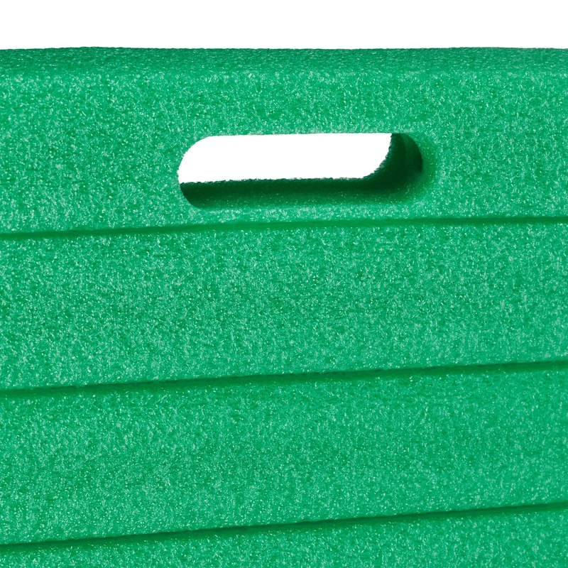 Lot de 3 coussins de genoux ergonomiques pour jardinage confortables 50 x 30 x 10 cm en mousse verte 13_0010844