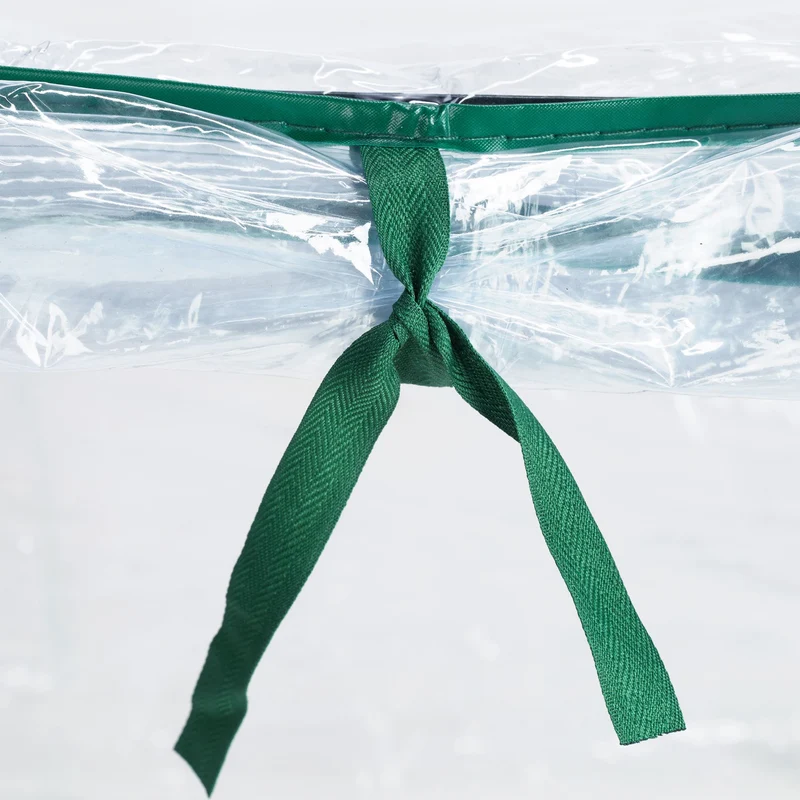 Serre de jardin transparente pour herbes et légumes 120 x 60 x 60 cm protège des intempéries en PVC vert 13_0011263