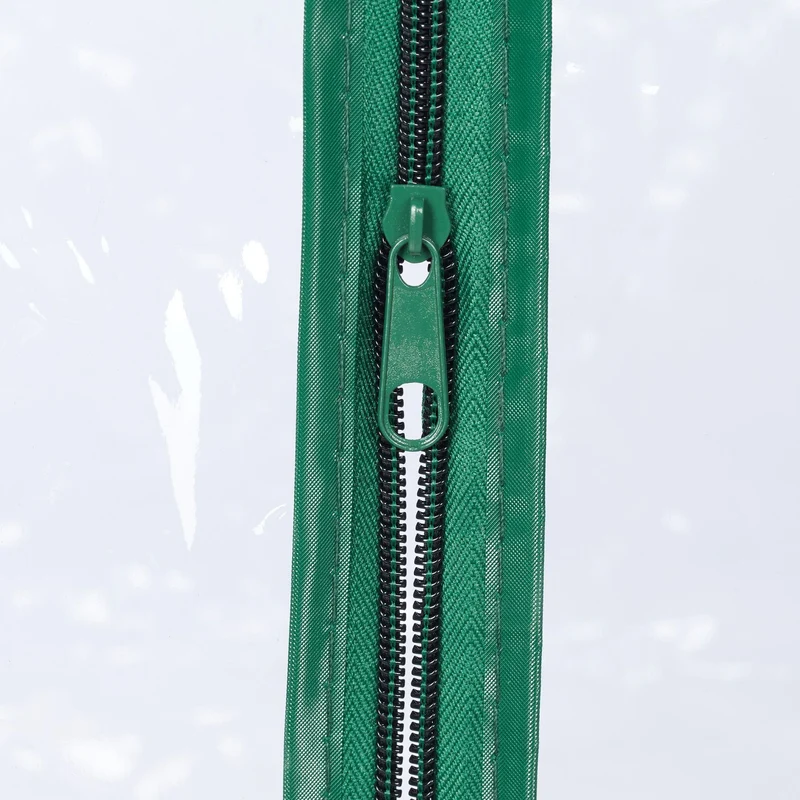 Serre de jardin transparente pour herbes et légumes 120 x 60 x 60 cm protège des intempéries en PVC vert 13_0011263