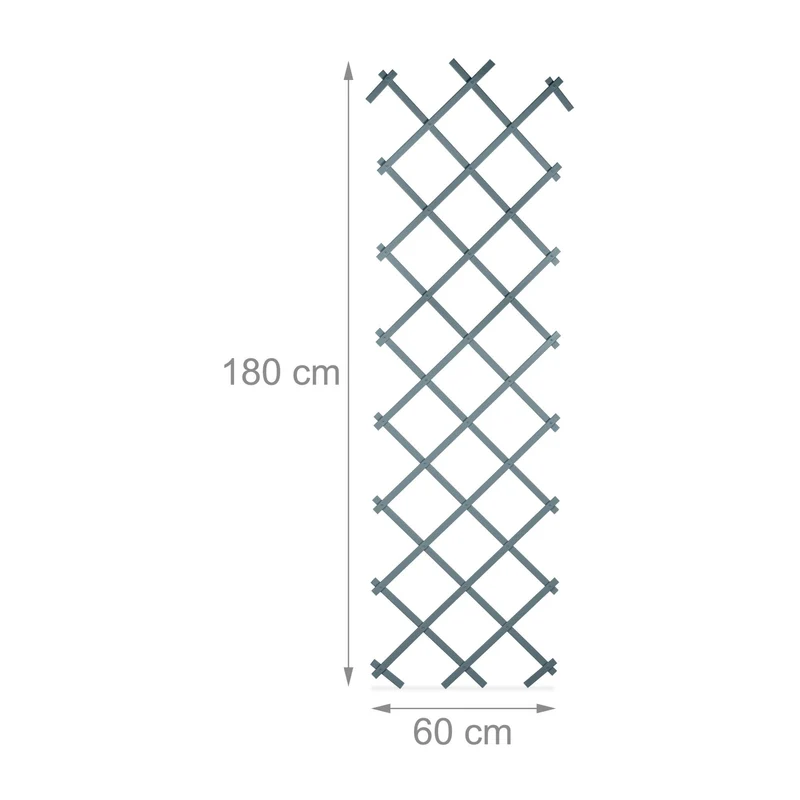 Lot de 3 tuteurs extensibles pour plantes grimpantes jardin terrasse 150 x 30 x 15 cm en plastique vert 13_0013151