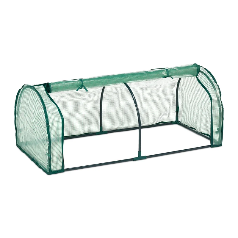 Serre de jardin portable pratique pour légumes 200 x 100 x 100 cm en PE vert 13_0015031
