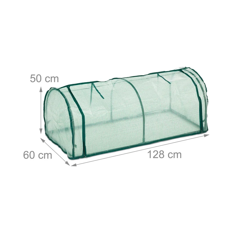 Serre de jardin portable pratique pour légumes 200 x 100 x 100 cm en PE vert 13_0015031