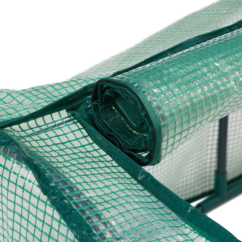 Serre de jardin portable pratique pour légumes 200 x 100 x 100 cm en PE vert 13_0015031