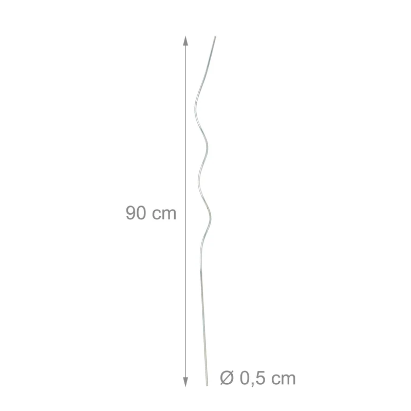 Lot de 10 tuteurs en spirale pour tomates plantes grimpantes jardin support de croissance robuste en acier inoxydable vert 13_0013814