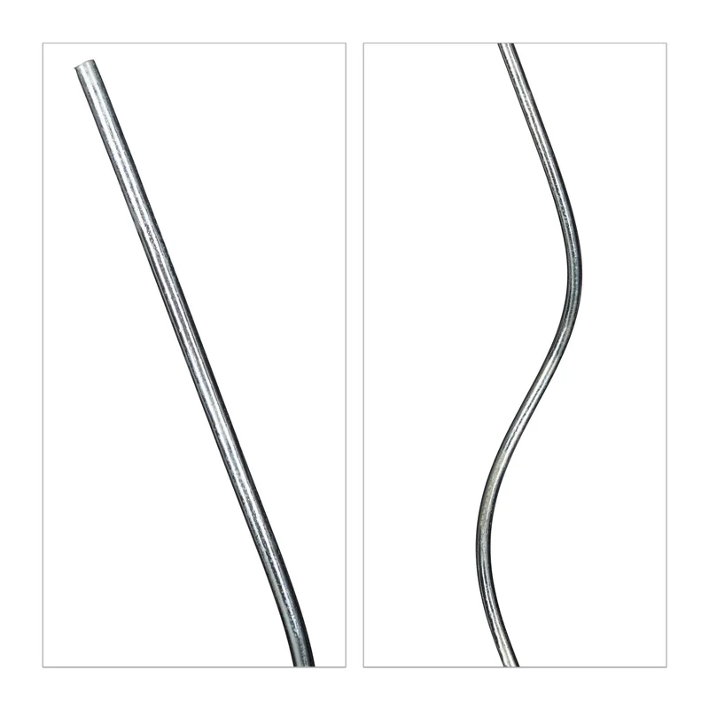 Lot de 10 tuteurs en spirale pour tomates plantes grimpantes jardin support de croissance robuste en acier inoxydable vert 13_0013814