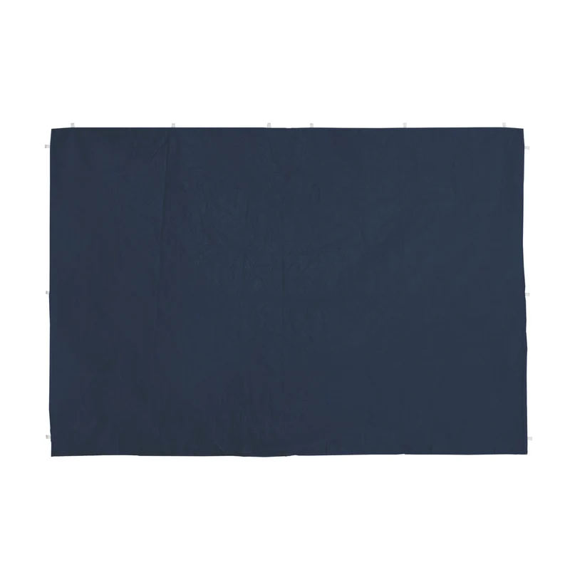 Lot de 2 parois latérales de tonnelle jardin 200 x 150 cm protection contre intempéries en PE bleu foncé 13_0010721