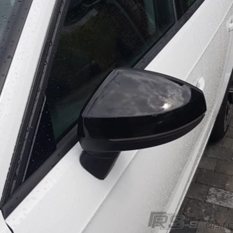 Coque Rétroviseur Audi A3/S3/RS3 8V Noir Alu Carbone
