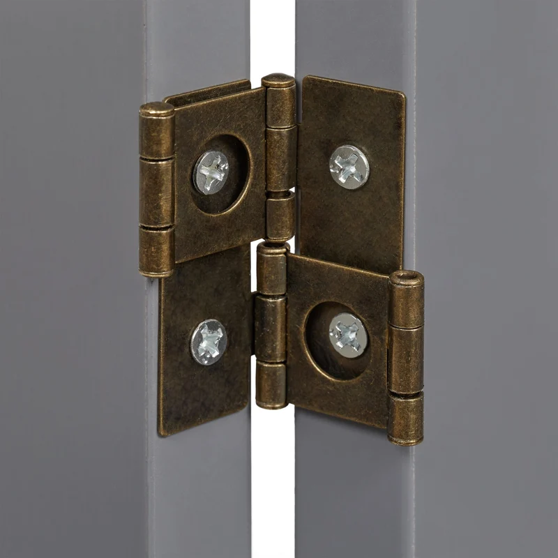 Barrière de sécurité extensible pour animaux 92 x 51 x 2 cm protection escaliers cheminée en MDF gris 13_0010898