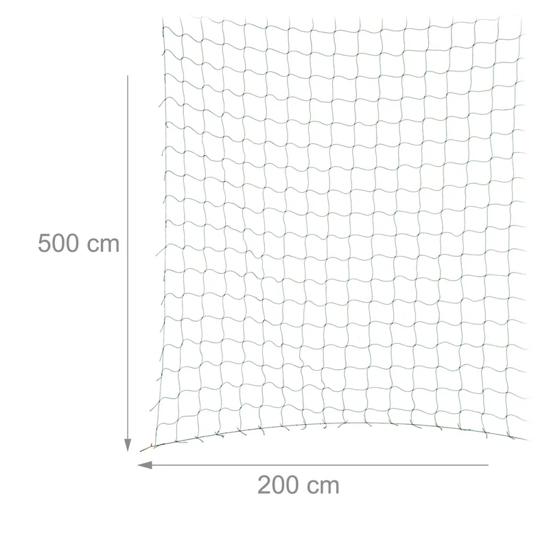 Lot de 2 tuteurs support de croissance jardin 200 x 15 x 15 cm pratique résistant en plastique vert 13_0015656