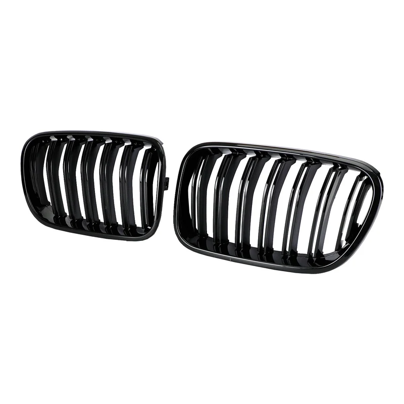Grille Pare-Chocs Avant BMW X3 F25 Noir Brillant Double Ligne 2011-2014