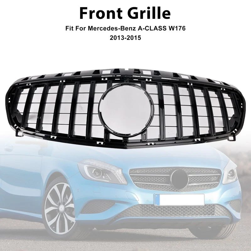 Grille Pare-Chocs Noir Brillant Mercedes Classe A W176 2013-2015
