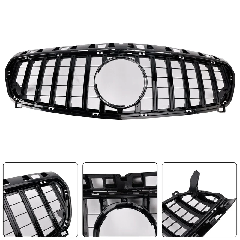 Grille Pare-Chocs Noir Brillant Mercedes Classe A W176 2013-2015