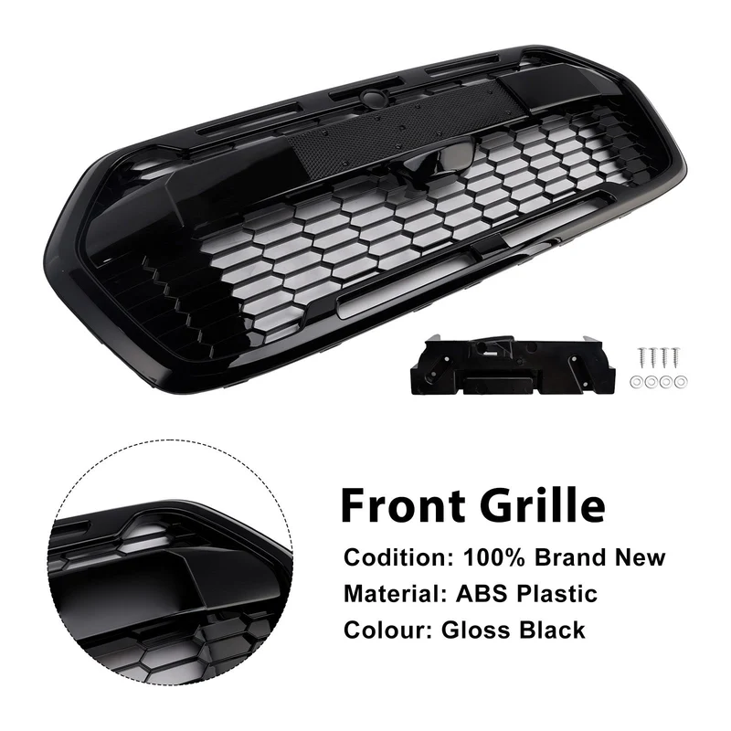 Calandre Style Raptor Noir Ford Transit MK8 Trail 2019-2025