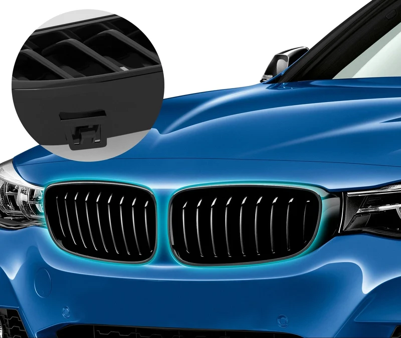 Grille Avant Noire Brillante BMW Série 3 F30 F31 F35 2012-2019