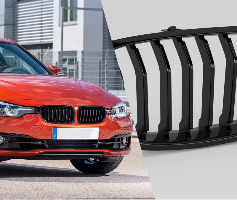 Grille Avant Noire Brillante BMW Série 3 F30 F31 F35 2012-2019