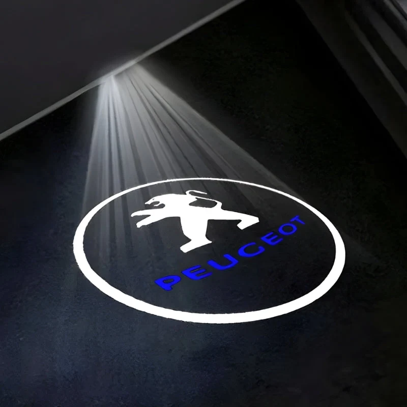 Projecteurs LED Porte Logo Peugeot GT R