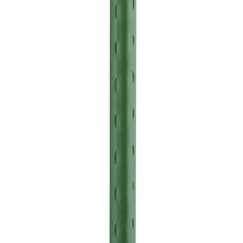 Lot de 10 tuteurs de plantes jardin stabilisation facile pour tomates haricots en plastique vert foncé 13_0012638