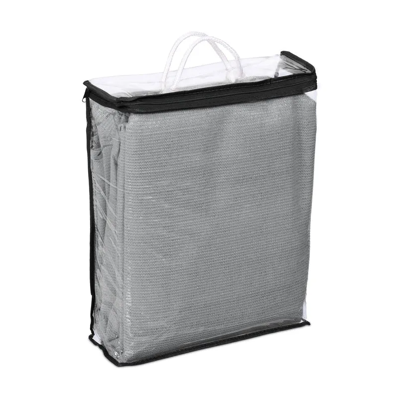 Voile d'ombrage rectangulaire 2 x 3 m protection UV résistante aux intempéries style extérieur en PE-HD beige 13_0015212
