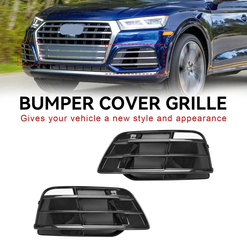Grille Pare-Choc Noir Brillant Audi Q5 SQ5 S-Line 2018-2022 80A807679MRU6