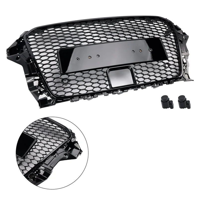 Grille Pare-Chocs Style RS3 Audi A3 S3 S-Line ACC Noir 2013-2016
