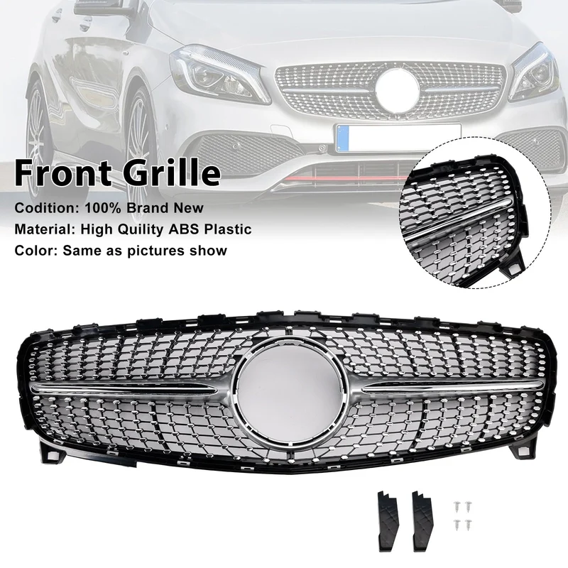 Grille Pare-Chocs Diamant Mercedes Classe A W176 2016-2018
