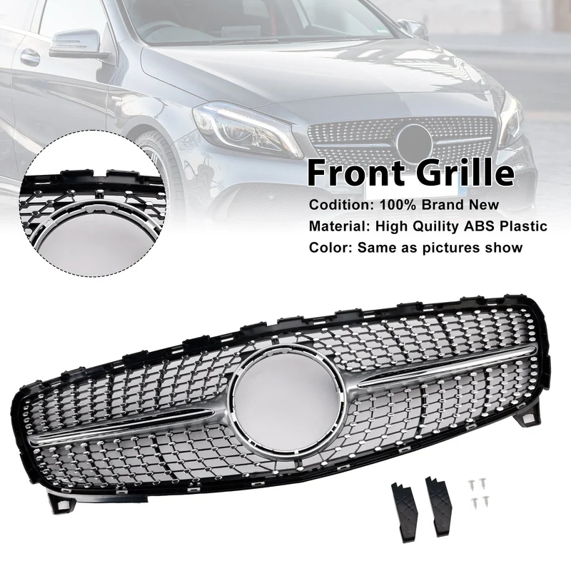 Grille Pare-Chocs Diamant Mercedes Classe A W176 2016-2018