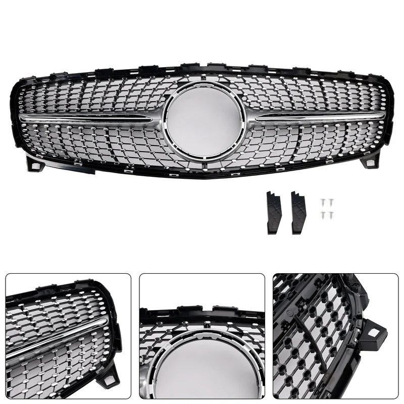 Grille Pare-Chocs Diamant Mercedes Classe A W176 2016-2018