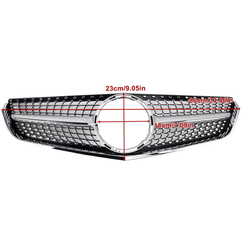 Grille Pare-Chocs Mercedes Classe E W207 C207 Coupé 2009-2013
