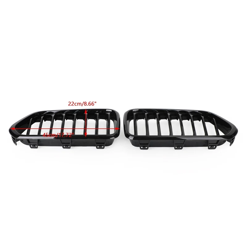 Grille Calandre Pare-Chocs Avant Noir Brillant BMW X2 F39 2018-2021