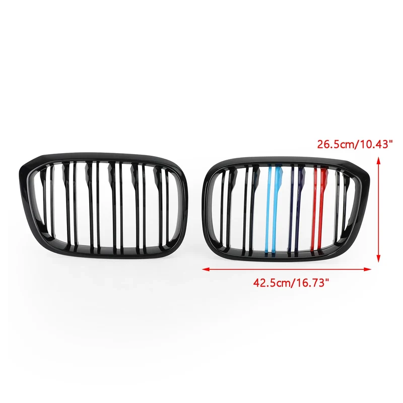 Grilles Calandre M-Color Noir Brillant BMW X3 X4 G01 G02