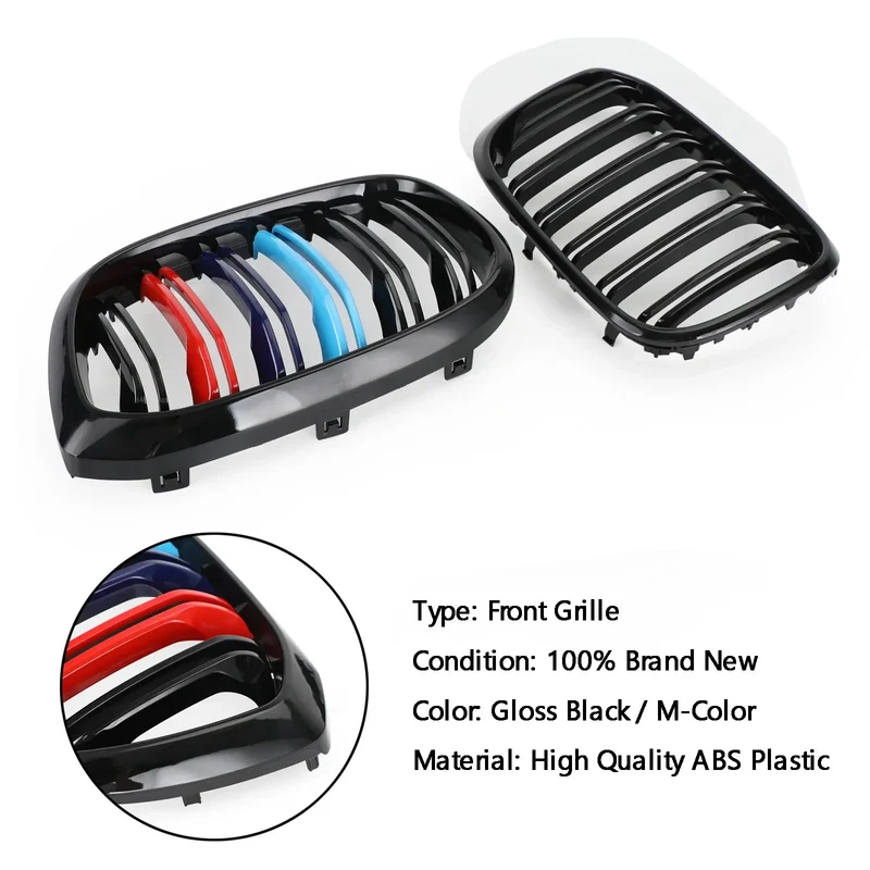 Grilles Calandre M-Color Noir Brillant BMW X3 X4 G01 G02
