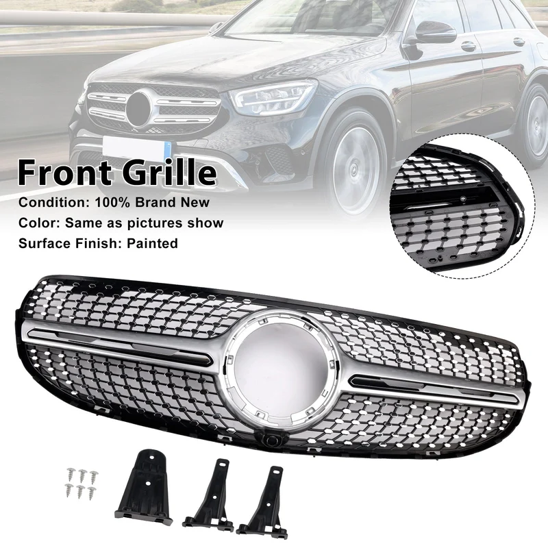 Calandre Diamantée Mercedes-Benz GLC X253 2020-2022
