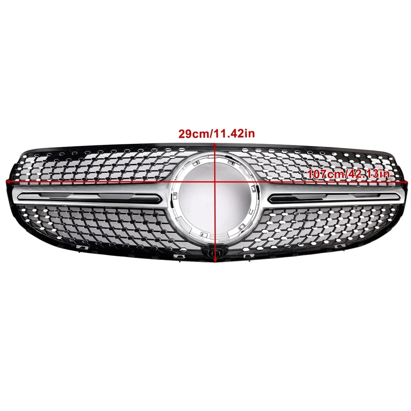 Calandre Diamantée Mercedes-Benz GLC X253 2020-2022