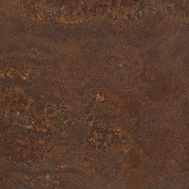 Brasero de jardin rustique avec pare-étincelles 70 x 70 x 30 cm support surélevé chauffage extérieur en acier corten 13_0011163