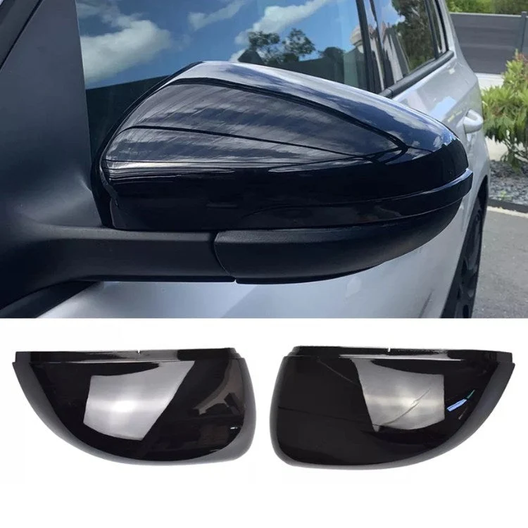 Coque Rétroviseur Golf 6 Noir Brillant Carbone Style Paire