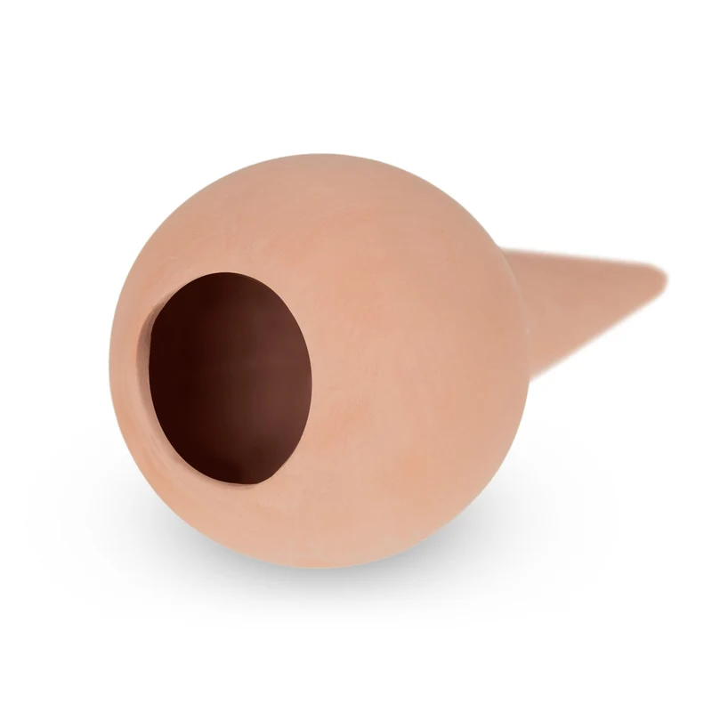 Lot de 4 cônes d'arrosage automatiques pour plantes intérieur extérieur 12 x 12 x 20 cm en argile terracotta 13_0012612