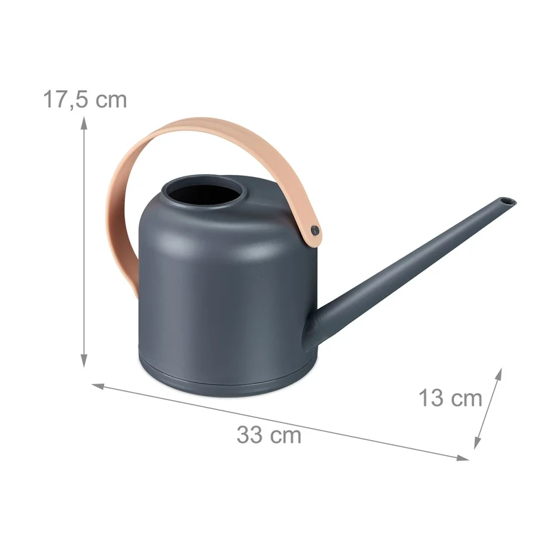 Arrosoir 1,7 L pour plantes d’intérieur design moderne easy rempli 34 x 12 x 25 cm en plastique vert 13_0015290