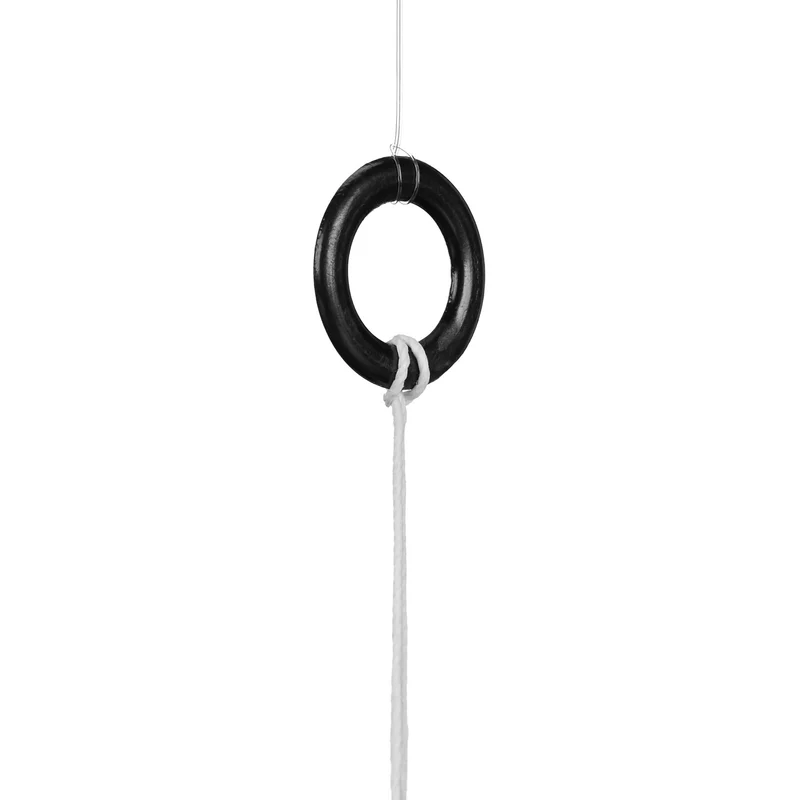 Lot de 2 épouvantails corbeaux anti-pigeons extérieur facile à suspendre balcon jardin en plastique noir 13_0013522