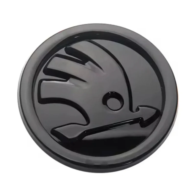 Logo Skoda Noir Emblème Calandre Volant