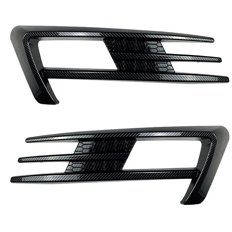 Grille Pare Choc Golf 7 Look Carbone Ou Noir Brillant