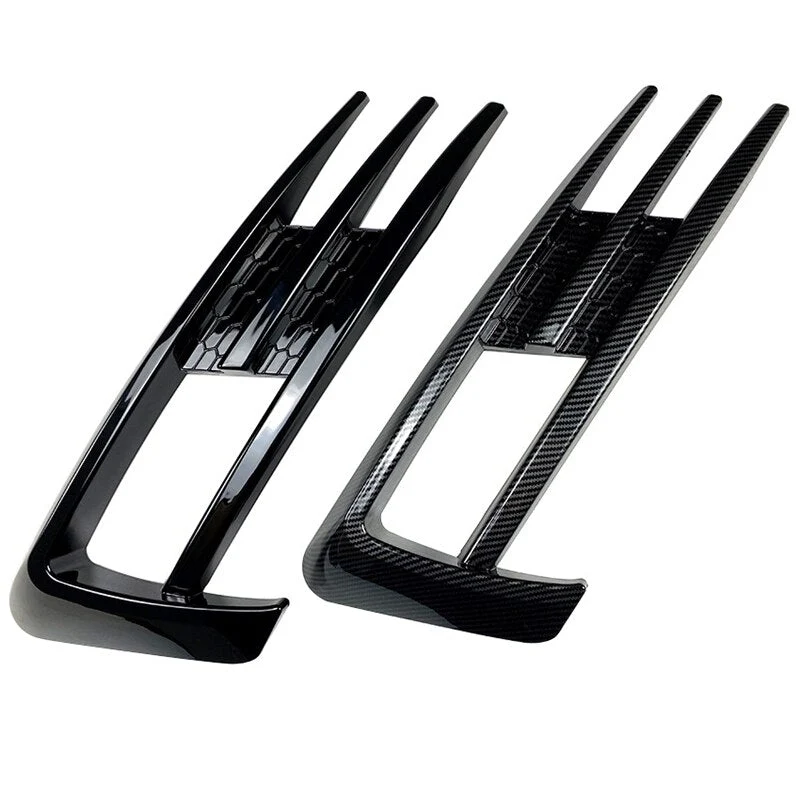 Grille Pare Choc Golf 7 Look Carbone Ou Noir Brillant